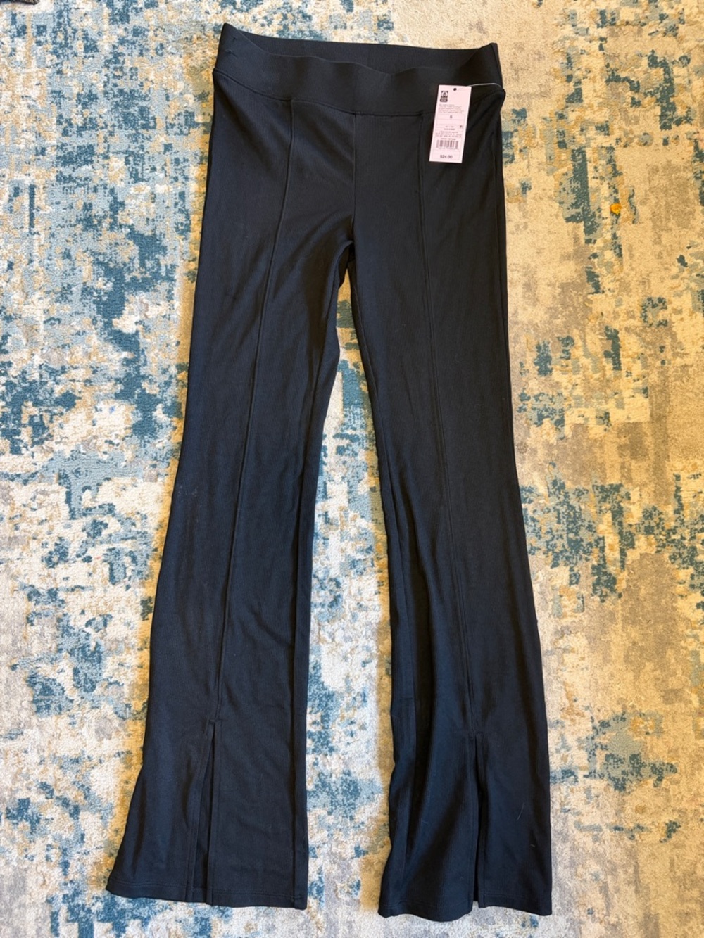 wild fable Black Flared Knit Pants